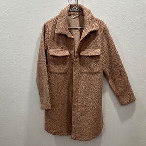 mellóday Nordstrom Boucle shacket jacket coat medium long fit size medium
